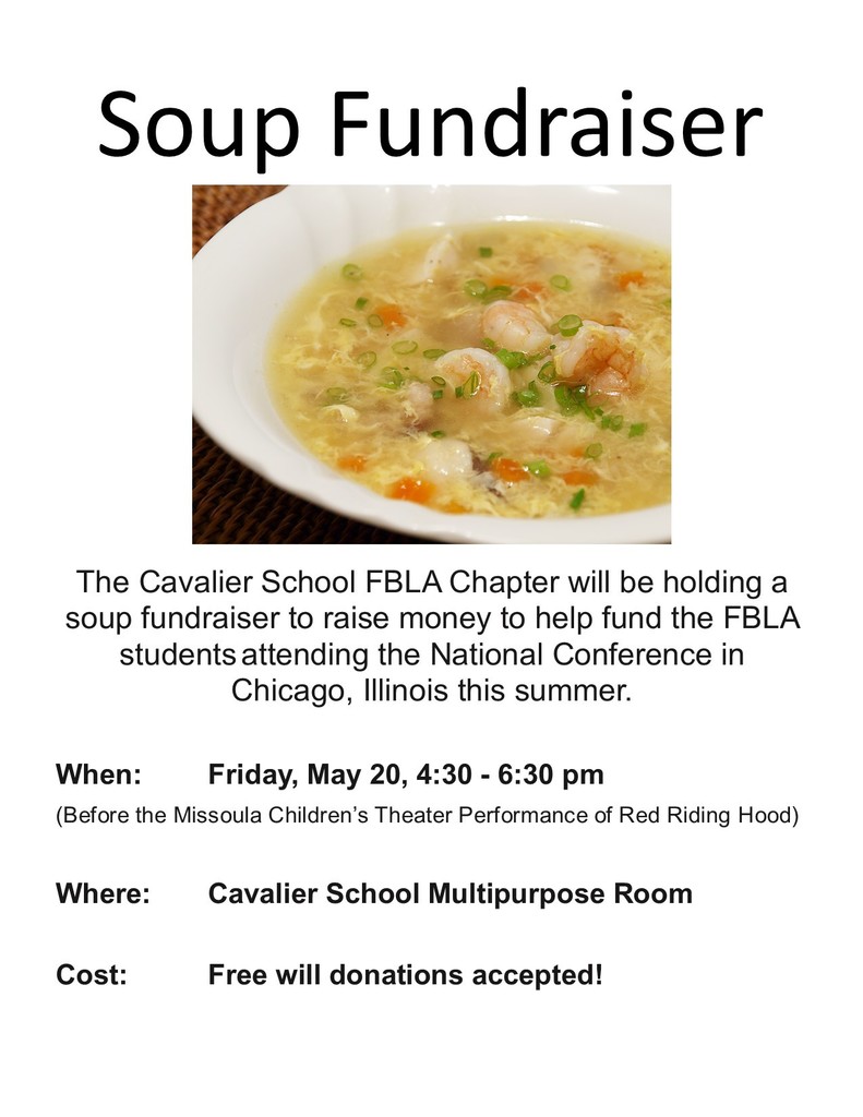 Soup Fundraiser