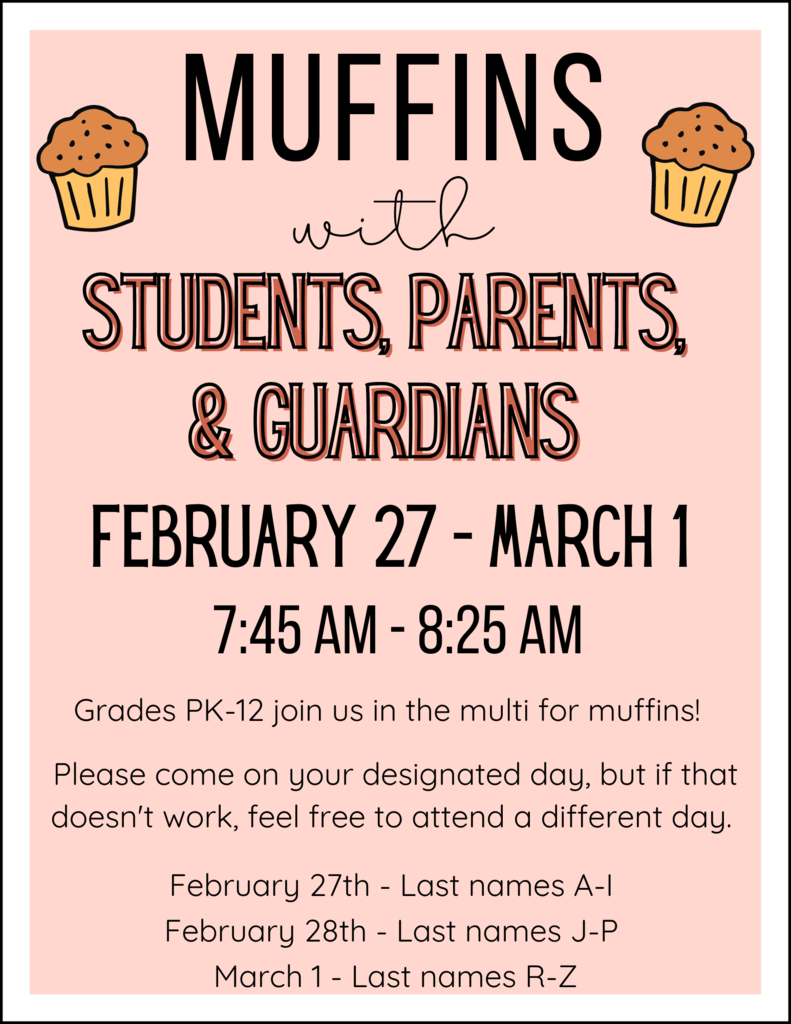 Muffins breakfast poster